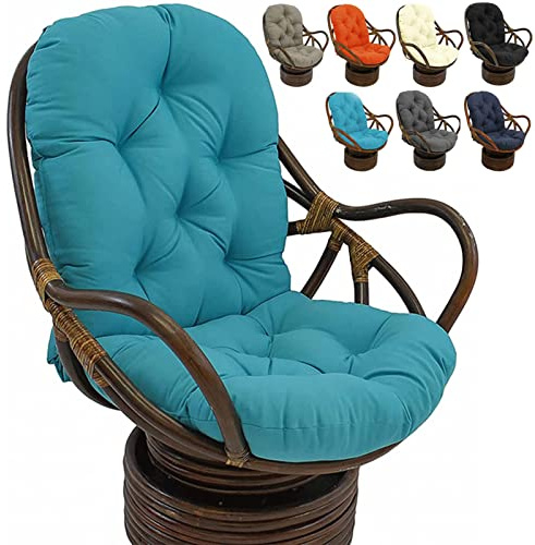 Cojines de repuesto para silla mecedora, lavables, giratorios, para asiento de jardín, tatami, sillón reclinable, mecedora