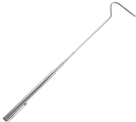 DRESSOOS Schlangenhaken Aus Edelstahl Faltbares Greifwerkzeug Zum Fangen Von Schlangen Tragbarer Reptilienhaken Für Outdoor-aktivitäten