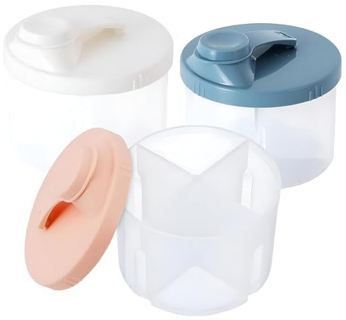 3-Piece Portable Powder Dispenser for Travel and Outdoor Use