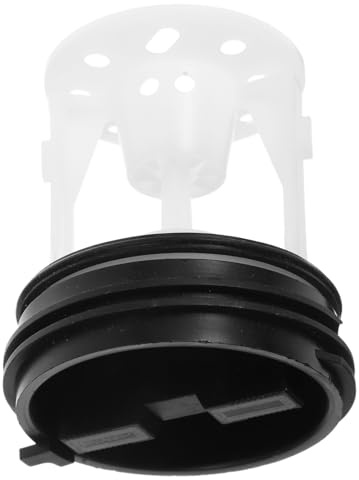 Washing Machine Drain Hose Seal Cover Plug Filter Mesh Black Abs | Integrated Filter Mesh, Leakproof Design, Easy Installation, Universal Fit for Outlet Pipe and Replacement Use