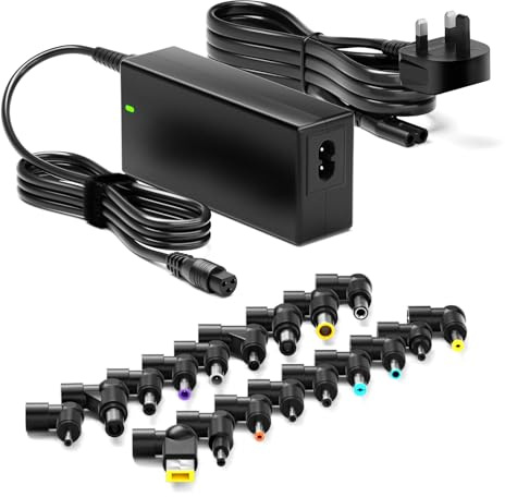 Zolt 90W Universal Laptop Charger for HP Dell Asus Acer Samsung Chromebook Notebook Ultrabook Power Supply, 18 Tips