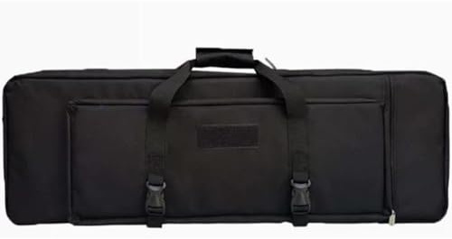 Estuche para Rifle, Bolsa Táctica para Armas, Funda para Arma Funda para Transporte de Armas, Adecuado para Deportes de Pesca, Caza y Tiro(Black,24in/60cm)
