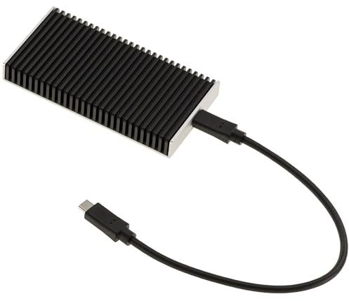 KALEA-INFORMATIQUE Custodia in alluminio USB4 e Thunderbolt 4 40G per SSD M2 NVMe. Velocità effettiva misurata su Mac o PC 3,7G/s