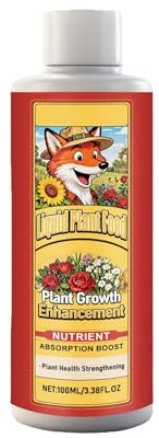 Abono Líquido Para Plantas,100ml Alimento Líquido Para Plantas | Solución Nutrientes Jardinería - Para Vegetales, Frutales, Árboles, Interior, Exterior, Jardín, Invernadero, Granja Y