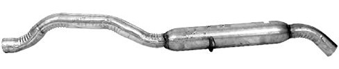 Walker 54463 Direct Fit Exhaust Resonator and Pipe Assembly 2.25 Inlet (OD) 2.25 Outlet (OD) for Dodge Grand Caravan