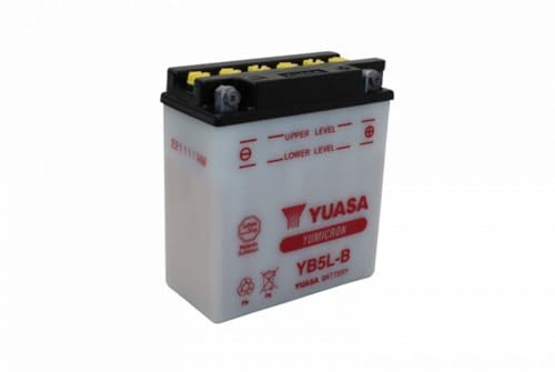 YUASA BATTERIE YB5L-B offen ohne Saeure, 120 mm x 60 mm x 130 mm
