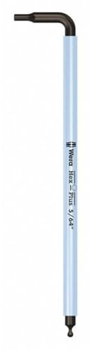 Wera 05022630001 5/64 x 101 mm 950 SPKL Hex Key - Silver