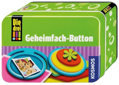 Kosmos 631840 - Die DREI - Geheimfach-Button, Detektivwesen