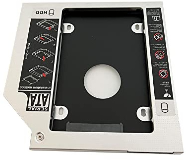 DY-tech 2nd Hard Drive HD SSD Caddy Frame Tray for Dell Inspiron 15 3537 5570 14 3437 7447 17 7746 UJ8E2