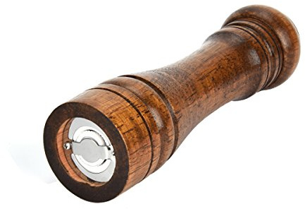Binhai Pepper Mill Pepper Grinder Wood Set Solid With Strong Adjustable Ceramic Grinder