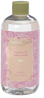 Hassett Green London - Silk - Fragrance Oil Reed Diffuser Refill - Larger Size 250ml Bottle