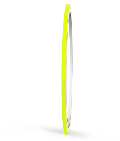 Motoking Zierstreifen, Neon Gelb Fluoreszierend, 4 mm Breite, 10 m Länge, Aufkleber Folie Auto Boot Motorrad Wohnmobil Wohnwagen & mehr