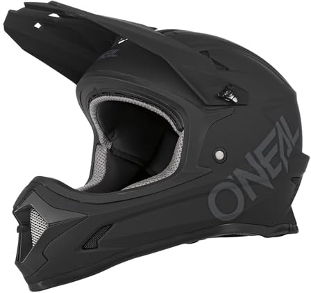 O'NEAL | Mountainbike-Helm | MTB Downhill | Nach Robustes ABS, Ventilationsöffnungen für Luftstrom & Kühlung, ABS Außenschale | SONUS Helmet SOLID | Erwachsene | Schwarz | Größe XS