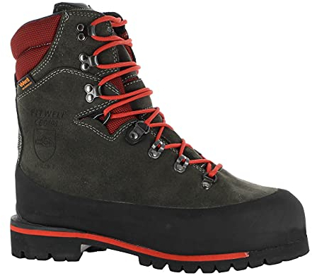 Fitwell Woodmaster Evo Forststiefel mit Schnittschutzstiefel Klasse 3, wasserdicht und bedingt steigeisenfest EU 44