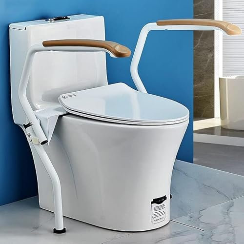 PURFWOG Toilettenstützgestell, Faltbarer Toiletten-Haltegriff, Mobile Toiletten-Aufstehhilfe für ältere und behinderte Hilfssitze
