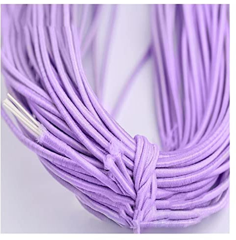 ZZSRJ Banda de elástica de 2 mm de Cuerda elástica de la Cuerda elástica Correo de Goma de Goma Cordera de Cuerda con Cuentas de Cuerda for Ropa de Coser (Color : 13, Width : 2mm)