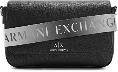 Armani Exchange Borsa donna 942912CC783 BIANCO, Nero, Rozmiar uniwersalny, Retro, Nero, Rozmiar uniwersalny, Rétro