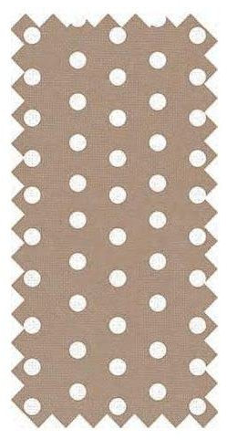 1,00 x 1,60 m beschichteter Baumwollstoff - Dots - grau von BeaLena