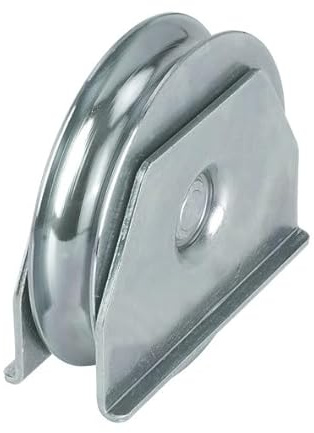 Metalideal | Galet Ou Roue De Portail Support Latéral Diamètre 70 mm Pour Rail Gorge Ronde 16 mm