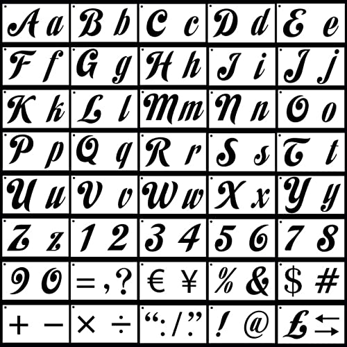Malvorlagen mit ausgehöhlten Buchstaben, Zahlen, Schablonen, wiederverwendbar, zum Malen, Sprühen, Basteln, Wanddekoration, Malvorlagen für Kinder und Erwachsene, große Malvorlagen für Jungenzimmer,