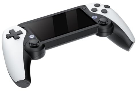 LYEAA Console di gioco portatile M25 Schermo LCD da 4,3 pollici HDMI-HDTV Dual Wireless Controller Console per videogiochi portatile per giocatori PS1