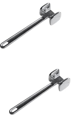 PRETYZOOM 2pcs Meat Hammer Tenderiser Hammer for Steak Beef Chicken Meat Poultry Tools Essential Kitchen Gadgets