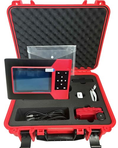 HFBTE Concrete Rebar Locator Concrete Rebar Scanner for Measuring Concrete Protective Layer Thickness,Reinforcement Positioning,Estimated Rebar Diameter,Test Rebar Spacing,Display Rebar Grid Layout