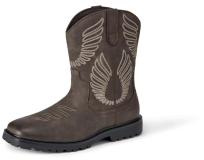 Amazon Essentials herr Aemn63513Fyrkantig tå western cowboy stövlar
