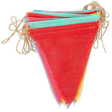 Mipcase Banderines De Tela Multicolores Tipos Decoración De Para Bodas y Reuniones