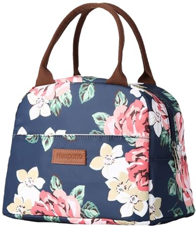 ZXTGBQ Bolsa Termica Porta Alimentos 11L, Plegable Bolsa Termica Comida, Lonchera Aislada, Lunch Bag, Bolsas Reutilizables Lunch Bag, Cooler Bag Para Mujer, Hombre, Escuela Y Oficina
