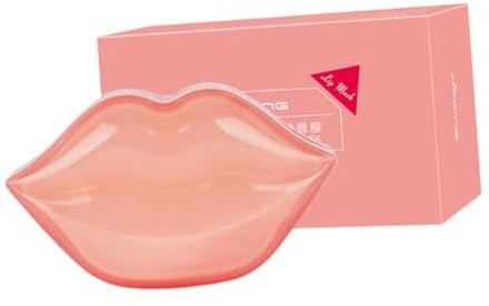 AUTSUPPL 20 piezas Parche Labial de Colágeno Hidrantante Labios Péptidos Cuidado Exfoliante Suavizante Reparación Labios Secos Agrietados