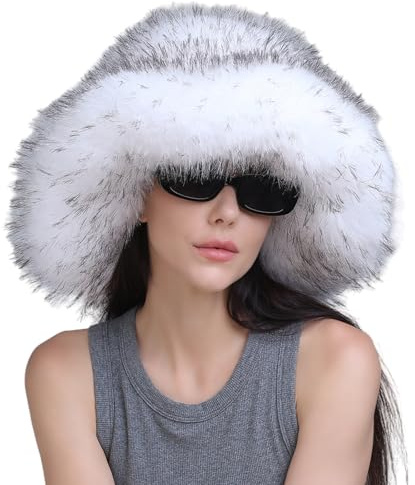 Fcnjsao Verdickter Plüschfischermütze Für Winteraktivität Warmer Eimer Bergklettern Kletterer Für Kaltes Wetter Weiche Plüsch Kopfbedeckung