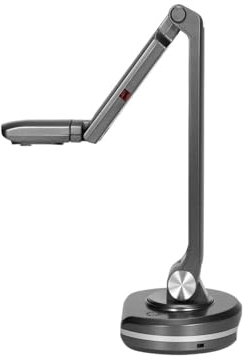 Dokumentskanner, 2-i-1 dokumentkamera och bokskanner med webbkamera med automatisk skanning, LED-lampa,för hemmet, resor, kontor