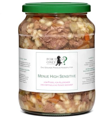 Premium Hundefutter Menue High Sensitive vom Pferd 446gr