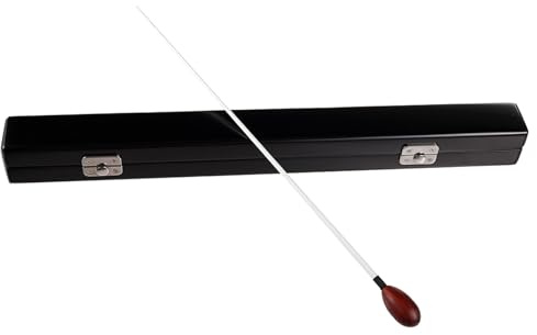 Bacchette per direttore d'orchestra con manico in legno, bastone per dirigente musicale per leader di sinfonie, direttore di cori, direttore di cori, bacchette per dirigere in legno