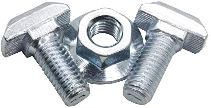 10 Stk Hammerschraube M8x20, für Nut 10,Stahl 8.8 verzinkt