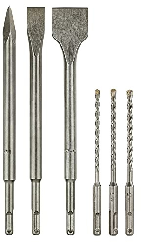 Dewalt 6 Piece SDS+ Drill and Chisel Bit Set
