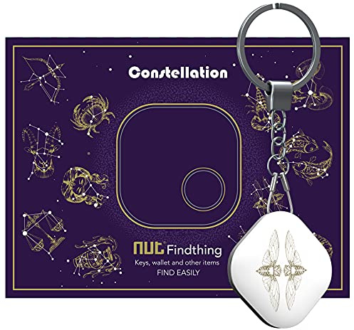 Nutale Schlüsselfinder - Löwe Finden mit App Bluetooth, iOS und Android, Community Suchfunktion, Item Tracker Support Fernbedienung, Wallet Tracker, Gute Idee für Ihre verlorenen Gegenstände Zwillinge