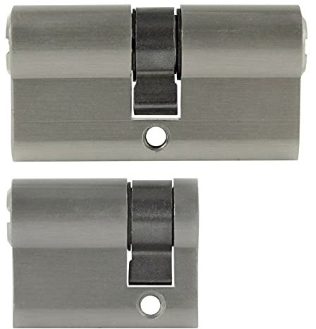 2er gleichschließend 1x Profilzylinder 30/30 mm + 1x Halbzylinder 30/10 mm + 5 Schlüssel