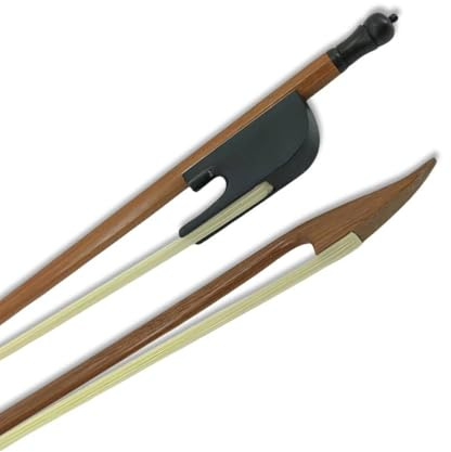 Brazilwood Arco Violoncello Ebano Rana Barocco Stile 4/4 Full Size Naturale Capelli di Cavallo senza intarsio