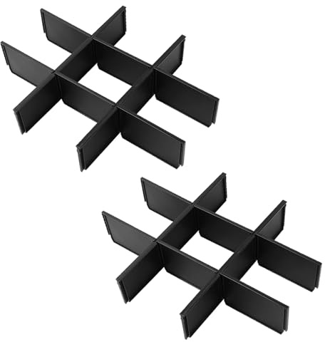 48-22-8473 Packout Dividers For Milwaukee Packout 3 Drawer Dividers Tool Box (Black-2 Pack)