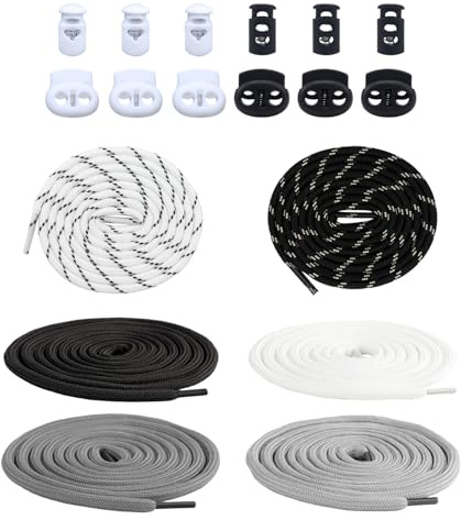 4 Pcs Drawstrings, 1 Pc Needle Threader, Pants Elastic Drawstrings, Jacket and Hat Cords, Trousers Waistband, Plastic Head Waistband, Suitable for Sports Pants, Sweatshirts, and Jackets