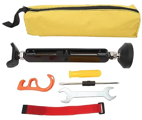 aqxreight Cric per Moto, Cavalletto di Sollevamento per Moto Portatile, Supporto per Peso Forte 400 kg, Cavalletto di Sollevamento per Ruote Regolabile in Altezza con Fibbia del Freno