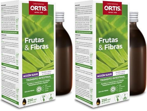ORTIS - FRUTTA & FIBRE KIDS sciroppo 250 ml - Pigrizia intestinale nei bambini (Confezione da 2)