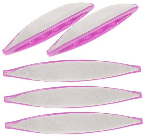 PAMINGONO Nagelpolierwerkzeug Satz Klein Aus Schafsleder Polierwachs Nagellack Wachsbürste Für Naturnägel Und Salon Nagelfeilenpuffer Tragbar