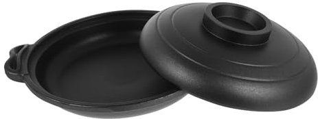 Cabilock Olla de Cerámica Antiadherente para Estofado Utensilio de Cocina para Cocinar Arroz Pollo Vitrocerámica Cacerola de Multiusos