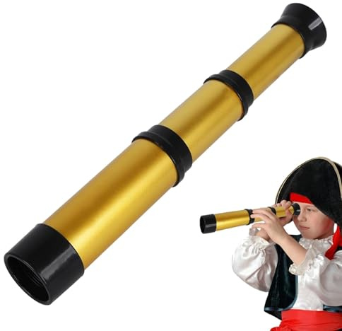 Kinder Teleskop Piraten Teleskope Single Tube Educational Science Toy, 32x4,5x4,5 cm/12,6 * 1,77 * 1,77 Zoll