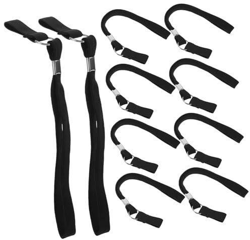 MUELODSIC 10pièces Dragonnes Élastiques pour Canne Sangles De Poignet Antidérapantes pour Personnes Âgées Et Utilisateurs De Dispositifs De Mobilité Accessoires De Randonnée Plein Air