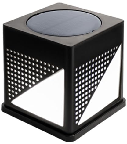 Bornes Lumineuses d'extérieur étanches, Lampe Colonne d'extérieur, veilleuse cubique, Pilier Moderne, Lanterne Stigma, Lampes pour entrée de Jardin ou poteaux de terrasse