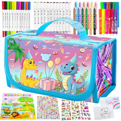 Feutres Coloriage Enfants 64 PCS,Cadeau Fille 3 4 5 6 7 8 9 10 ans,Malette Dessin Enfant,Trousse de Papeterie,Jouet Fille 3-10 ans,Feutre Paillette,Crayons Couleur,Enfant Cadeau pour 3 4 5 6 7 8 9 ans